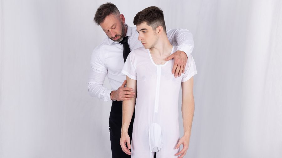 His Holy First Time: Muscled Madison & Harrison Todd